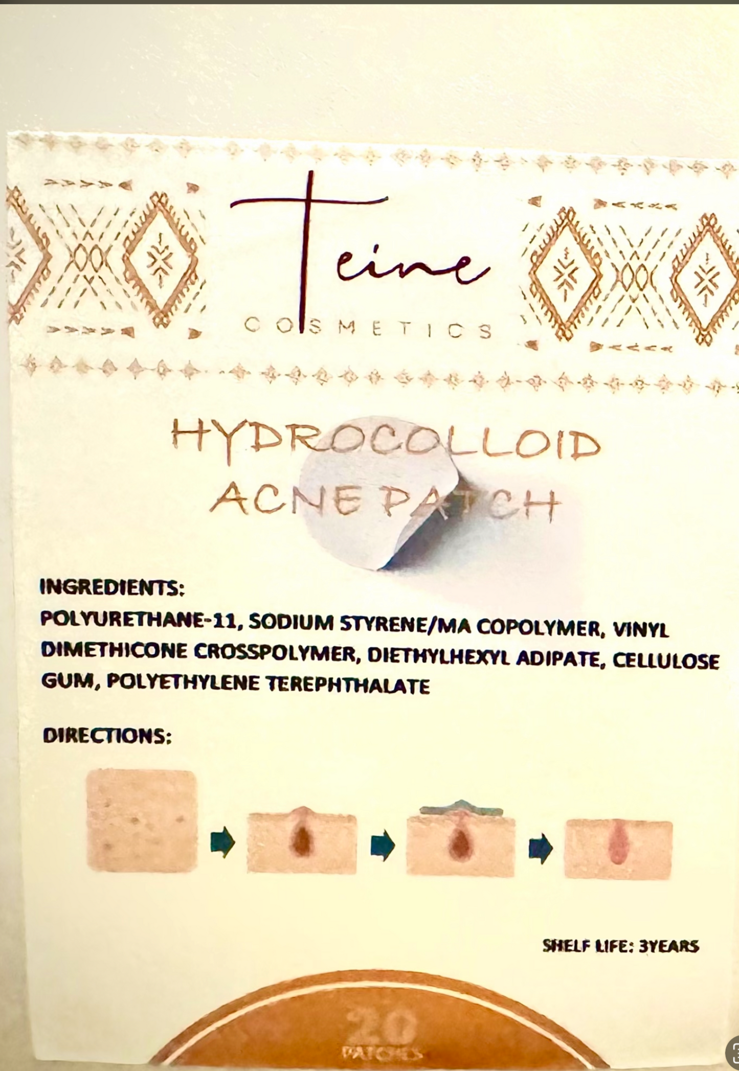 Z-Hydrocolloid Acne Patch